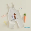Aqua-Baby Girl Quần Lót Cừu Corduroy Thêu Chữ Thập Áo Liền Quần Đáng Yêu Ngày Lễ Giảm Giá 239.885 VND 3