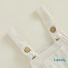 Aqua-Baby Girl Quần Lót Cừu Corduroy Thêu Chữ Thập Áo Liền Quần Đáng Yêu Ngày Lễ Giảm Giá 239.885 VND 5