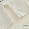Aqua-Baby Girl Quần Lót Cừu Corduroy Thêu Chữ Thập Áo Liền Quần Đáng Yêu Ngày Lễ Giảm Giá 239.885 VND 8