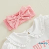 Aqua-Baby Girls 4 Bộ Trang Phục Dễ Thương: Áo Liền Quần Cổ Búp Bê, Băng Đô, Váy Tutu, Bộ Tất 5