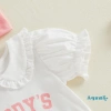 Aqua-Baby Girls 4 Bộ Trang Phục Dễ Thương: Áo Liền Quần Cổ Búp Bê, Băng Đô, Váy Tutu, Bộ Tất 6