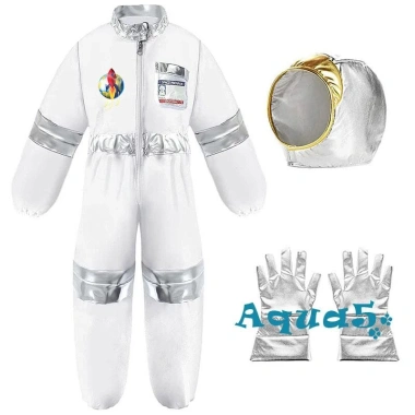 Aqua-baby Halloween Trang Phục Phi Hành Gia Áo Liền Quần Mũ Huy Hiệu và Găng Tay cho Bé - Giá ưu đãi 250.776₫ 5