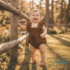 Aqua Baby Romper Gái Corduroy Màu Trơn Lông Tơ Tay Cổ Vuông Snap Closure Body Sơ Sinh 149.040 VND 7