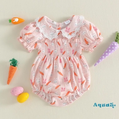 Aqua-Baby Rompers Bé Gái Phục Sinh Thỏ Cà Rốt Trứng In Búp Bê Cổ Tay Ngắn - Giá Ưu Đãi 216.919₫ 3 Aqua-Baby Rompers Bé Gái Phục Sinh Thỏ Cà Rốt Trứng In Búp Bê Cổ Tay Ngắn - Giá Ưu Đãi 216.919₫ 3