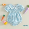Aqua-Baby Rompers Bé Gái Phục Sinh Thỏ Cà Rốt Trứng In Búp Bê Cổ Tay Ngắn - Giá Ưu Đãi 216.919₫ 5