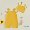 Aqua-Baby Rompers Bé Trai Hươu Thêu Không Tay, Áo Liền Quần Có Mũ - 185k 4