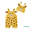 Aqua-Baby Rompers Bé Trai Hươu Thêu Không Tay, Áo Liền Quần Có Mũ - 185k 10