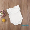 Aqua-bé Romper Không Tay Trẻ Sơ Sinh 0-18m Cổ Tròn Bèo Nhún Màu Rắn 111.780₫ 3