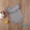 Aqua-bé Romper Không Tay Trẻ Sơ Sinh 0-18m Cổ Tròn Bèo Nhún Màu Rắn 111.780₫ 6