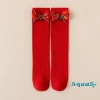 Aqua-Christmas Tất Đầu Gối Cao Trẻ Em Bé Gái Họa Tiết Ông Già Noel Vớ Thời Trang Thoải Mái Giá Ưu Đãi 63.720₫ 8