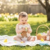 Aqua-Infant Romper Easter Bunny - áo quần không tay thêu, giảm còn 179.928 VND 8