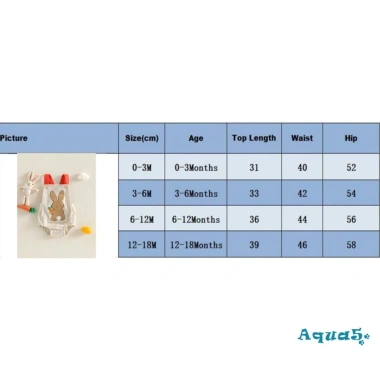 Aqua-Infant Romper Easter Bunny - áo quần không tay thêu, giảm còn 179.928 VND