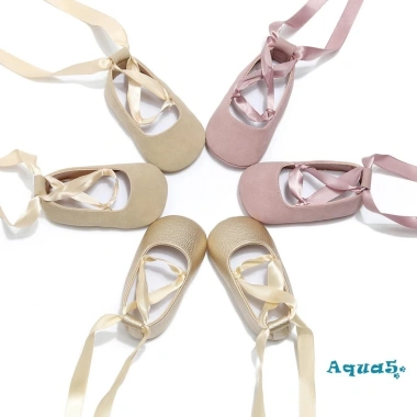 Aqua kids Giày Công Chúa Đế Mềm Ruy Băng Xuân Hè Be Hồng Vàng Giá 102.924 VND