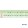 Aqua Romper Bé Gái Trẻ Sơ Sinh Cổ Tròn Tay Ngắn In Chữ, Có Gân và Nơ Đầu Bộ 2