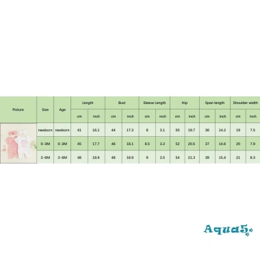 Aqua Romper Bé Gái Trẻ Sơ Sinh Cổ Tròn Tay Ngắn In Chữ, Có Gân và Nơ Đầu Bộ