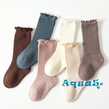 Aqua Tất Dài Qua Gối Thoáng Khí Màu Trơn Kiểu Công Chúa Bé Gái Mùa Xuân Thu 44.280₫