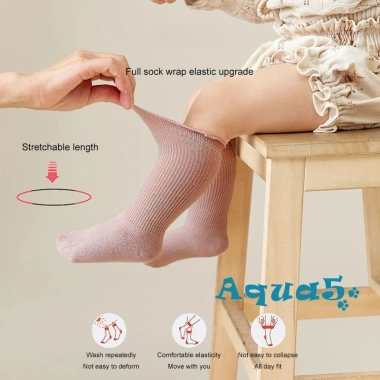 Aqua Tất Dài Qua Gối Thoáng Khí Màu Trơn Kiểu Công Chúa Bé Gái Mùa Xuân Thu 44.280₫