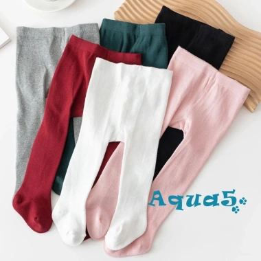 Aqua Tất Ôm Chân Co Giãn Màu Trơn Đơn Giản Cho Bé Gái Sơ Sinh - Mặc Hàng Ngày Giá Ưu Đãi 84.100₫