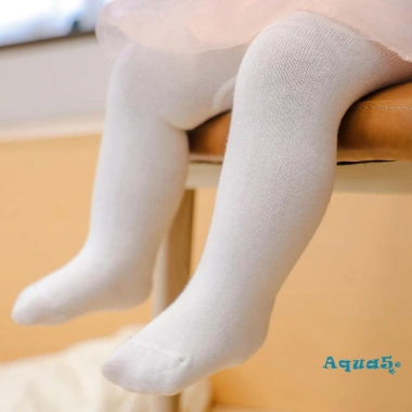Aqua Tất Ôm Chân Co Giãn Màu Trơn Đơn Giản Cho Bé Gái Sơ Sinh - Mặc Hàng Ngày Giá Ưu Đãi 84.100₫