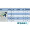 Aqua Toddler Boy Rash Guard Đồ bơi tay ngắn in động vật, mock cổ zip, mũ bơi 9