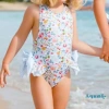 Aqua‑kids áo tắm bé gái mùa hè không tay chéo lưng, không in hoa, bèo nhún – Giá chỉ 175.392đ 5