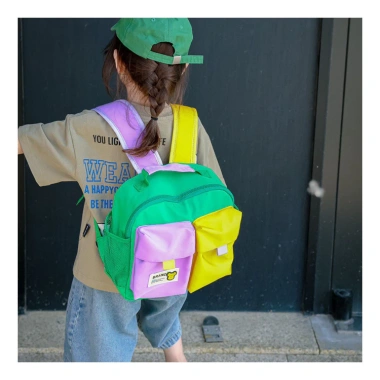 Ba Lô Mini Nylon Nhẹ Cho Bé Trai & Gái - Schoolbag Mẫu Giáo Túi Học Sinh