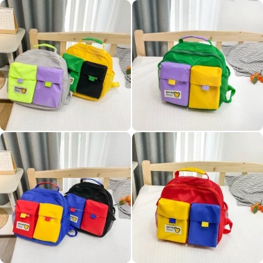 Ba Lô Mini Nylon Nhẹ Cho Bé Trai & Gái - Schoolbag Mẫu Giáo Túi Học Sinh