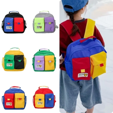 Ba Lô Mini Nylon Nhẹ Cho Bé Trai & Gái - Schoolbag Mẫu Giáo Túi Học Sinh