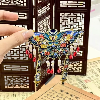 Bắc Kinh Tử Cấm Thành – Phượng Hoàng Vương Miện Đám Mây Lộng Lẫy, Vai Kim Loại, Tủ Lạnh Dán Lưu Niệm Du Lịch – 111.100₫ 7