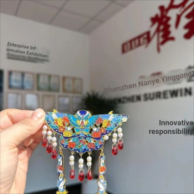 Bắc Kinh Tử Cấm Thành – Phượng Hoàng Vương Miện Đám Mây Lộng Lẫy, Vai Kim Loại, Tủ Lạnh Dán Lưu Niệm Du Lịch – 111.100₫ 8
