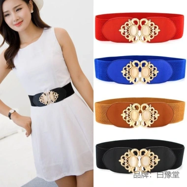 BACKSTREET Retro Khóa Thắt Lưng Nữ Co Giãn và Phối Váy Hoang Dã Dây 52.800 VND