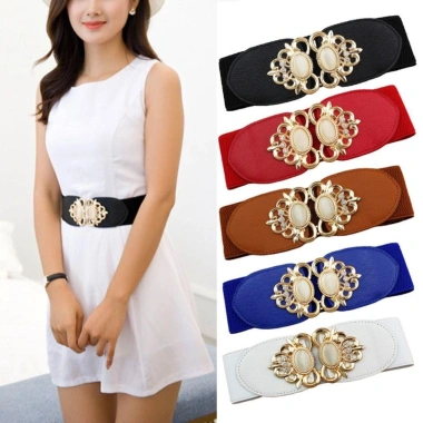 BACKSTREET Retro Khóa Thắt Lưng Nữ Co Giãn và Phối Váy Hoang Dã Dây 52.800 VND