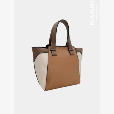 Bagin Túi Xách Tote Màu Xen Kẽ Thời Trang, Phù Hợp Văn Phòng - Quà Tặng Đặc Biệt, Giảm Giá 459k