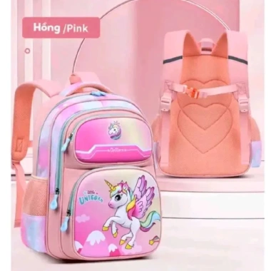 Balo 3D trẻ em họa tiết đa dạng Khủng Long, Pony, Mèo, Thỏ - Siêu nhẹ, bền, giảm còn 299.000₫ 4