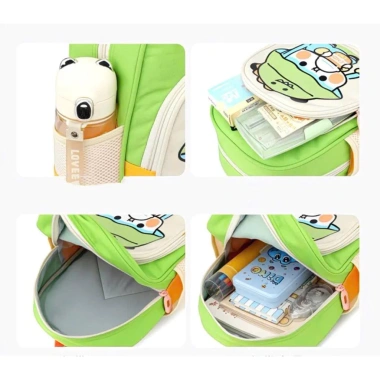 Balo bé mầm đi học hình cute đáng yêu - Giá ưu đãi 139.300₫, nhẹ, đệm lưng thoải mái 9