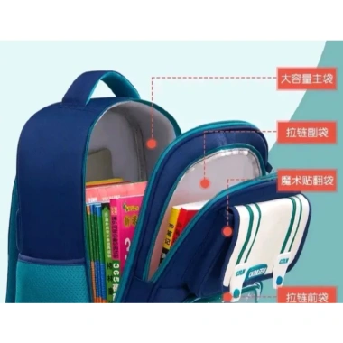 Balo Chống Gù Đẹp cho Bé Lớp 1‑5 Họa Tiết Kurumi và Phi Hành Gia 305.000 VND 8