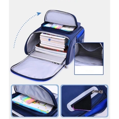 Balo Chống Gù Oxford Cao Cấp Kích Thước Lớn Cho Bé Trai và Bé Gái - Chống Thấm, Giá 119k