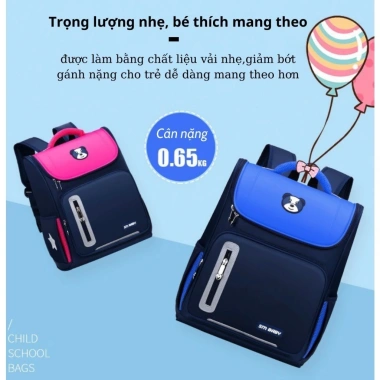 Balo Chống Gù Oxford Cao Cấp Kích Thước Lớn Cho Bé Trai và Bé Gái - Chống Thấm, Giá 119k 9 Balo Chống Gù Oxford Cao Cấp Kích Thước Lớn Cho Bé Trai và Bé Gái - Chống Thấm, Giá 119k 9