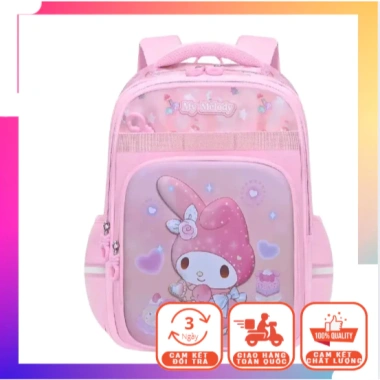 Balo học sinh cao cấp chống gù form to chống nước, thiết kế đáng yêu, giá 420.000đ