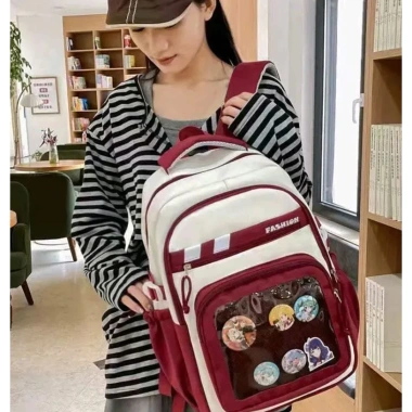 Balo Học Sinh Cấp 2-3 Cao Cấp – Chỉ 299.000₫, Đệm lưng thoáng khí, Ngăn sách đa năng