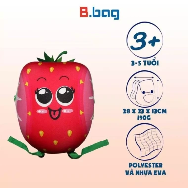 Balo Mẫu Giáo Tropical Fruit Trái Cây - Màu Rực Rỡ Cho Bé 3‑5 Tuổi, Giá 270.000₫ 2