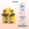 Balo Smartkids Cushy-Dragon Vàng Cam B-12-103 cho bé 3-5 tuổi Đáng yêu giá 329.000₫ 2