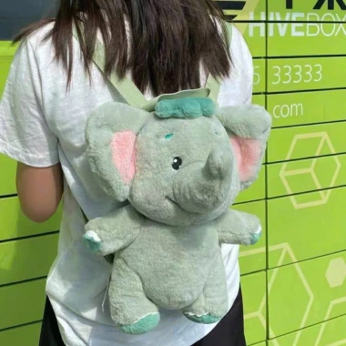 Balo voi con xanh cute cho bé đi học mẫu giáo, thiết kế đáng yêu, giảm giá 20%, chỉ 135k 5 Balo voi con xanh cute cho bé đi học mẫu giáo, thiết kế đáng yêu, giảm giá 20%, chỉ 135k 5