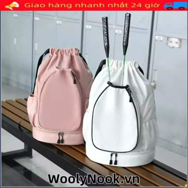 Balo Woolynook Đa Năng Cho Vợt Cầu Lông & Pickleball - Dung Lượng Lớn, Chống Thấm, Túi Giày Riêng, Giá Ưu Đãi 182.400₫