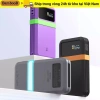 BAMBOOB Silicone Vỏ Bảo Vệ Di Động Chống Bụi Mềm, Chống Sốc, Màu Trơn cho CUKTECH 15 Power Bank Air 15.000 100W Du Lịch - Giá 116.700 VND