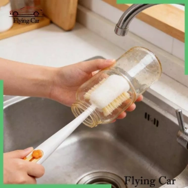 Bàn chải 5 trong 1 làm sạch bình nước, cốc thủy tinh, nắp & hộp - cọ bọt biển hiệu quả