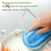 Bàn Chải Bọt Biển Tay Cầm Đa Năng cho Bồn Tắm, Nhà Bếp, Phòng Tắm - Xốp Siêu Sạch, 19.030₫