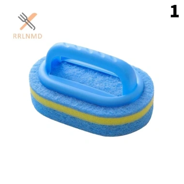 Bàn Chải Bọt Biển Tay Cầm Đa Năng cho Bồn Tắm, Nhà Bếp, Phòng Tắm - Xốp Siêu Sạch, 19.030₫