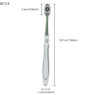 Bàn chải đánh răng GVERLCRTN lông cứng 8C – Làm sạch sâu, chăm sóc răng miệng, giá chỉ 29.590 ₫