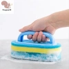 Bàn chải dày tay cầm - Khăn lau bếp, gạch, tắm - Miếng bọt biển loại bỏ vết bẩn COD, chỉ 30.600₫ 8